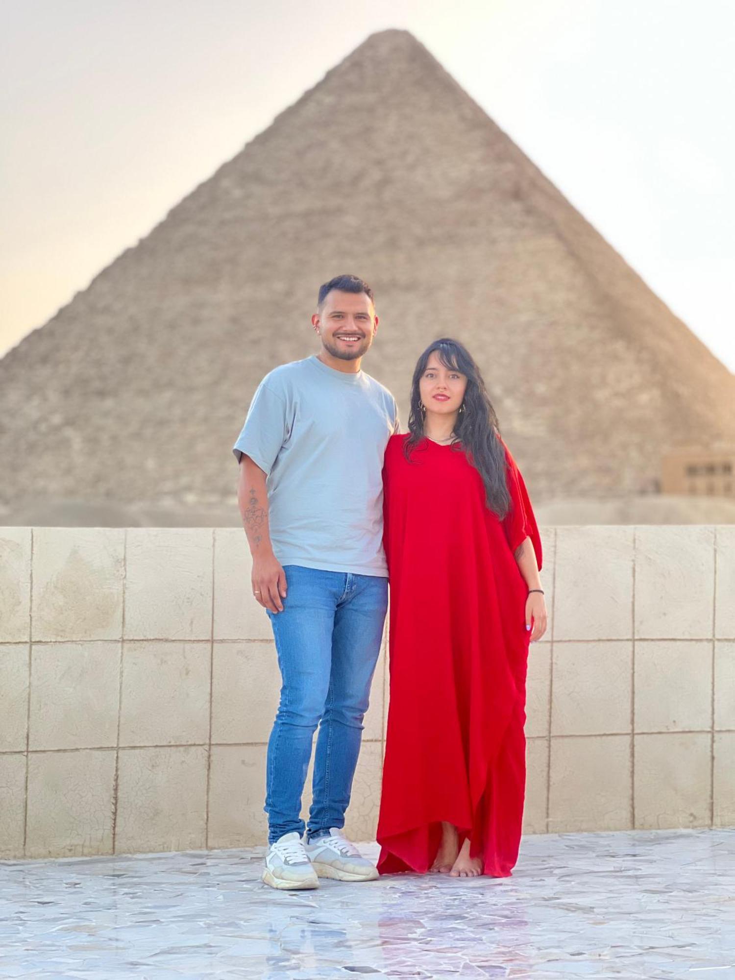New Asia Pyramids View Kafret el-Gabal Buitenkant foto